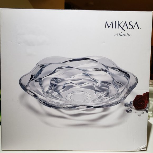 Mikasa Atlantic Crystal Serving Platter, 14-Inch - Picture 3 of 4
